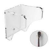Maxbell Wall Mounted Guitar Hanger Stand for Hanging Guitar Save Space Clear