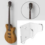 Maxbell Wall Mounted Guitar Hanger Stand for Hanging Guitar Save Space Clear