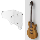 Maxbell Wall Mounted Guitar Hanger Stand for Hanging Guitar Save Space Clear