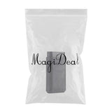Maxbell 1pc Black Cedar Wood Lined Travel Cigar Holder Protective Holding 3 Cigars