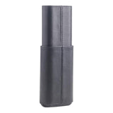 Maxbell 1pc Black Cedar Wood Lined Travel Cigar Holder Protective Holding 3 Cigars