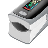 Finger Tip Pulse Oximeter Blood Oxygen Saturation Meter SpO2 Heart Rate Gray