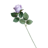 Elegant Artificial Flowers Rosaceae Rose Bouquet Decoration Light Purple