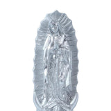 Virgin Mary Statue Religious Home Decor Sculpture Catholic Figure Silver