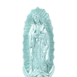 Virgin Mary Statue Religious Home Decor Sculpture Catholic Figure Green