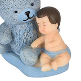 Mini Baby Statues Doll Home Decoration Ornaments Collectible Bear Baby Boy