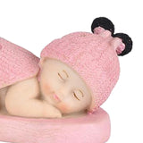 Mini Baby Statues Doll Home Decoration Ornaments Collectible Baby Girl