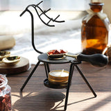 Maxbell Deer Shape Sealing Wax Warmer Wax Beads Tea Candle Melting Furnace Pot Craft