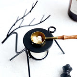 Maxbell Deer Shape Sealing Wax Warmer Wax Beads Tea Candle Melting Furnace Pot Craft