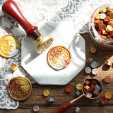Maxbell Deer Shape Sealing Wax Warmer Wax Beads Tea Candle Melting Furnace Pot Craft