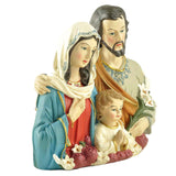 Maxbell 1pc 5 Inch Holy Family Statue Religious Christmas Sculptures Decoration