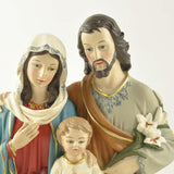 Maxbell 1pc 5 Inch Holy Family Statue Religious Christmas Sculptures Decoration