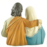 Maxbell 1pc 5 Inch Holy Family Statue Religious Christmas Sculptures Decoration