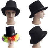 Adult Top Hat Victorian Magician Fancy Dress Accessory One Size Fit Most