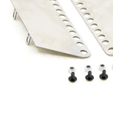 Maxbell 2 Pcs Metal Pedal Spare Parts for MN Model 1:12 D90 D91 RC Car Accessories