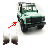 Maxbell 2 Pcs Metal Pedal Spare Parts for MN Model 1:12 D90 D91 RC Car Accessories