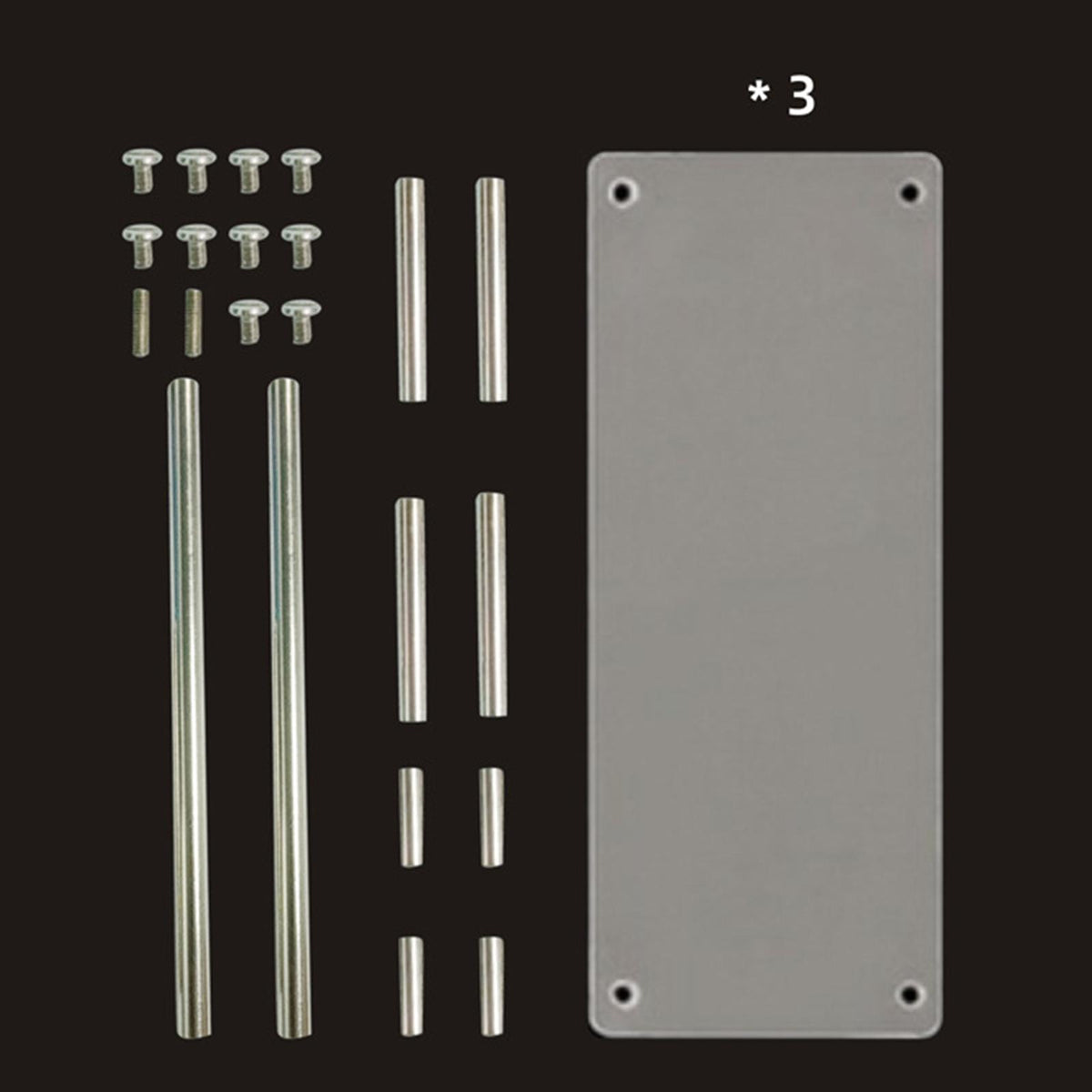 Acrylic Display Stand Riser for Jewelry Models Toys Storage, Stand (Color : 3 Tiers Widh 27x16cm