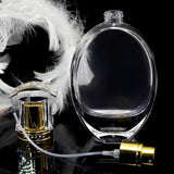 Maxbell Portable 50ml Empty Clear Glass Cosmetics Perfume Spray Bottle Home Decor - Aladdin Shoppers