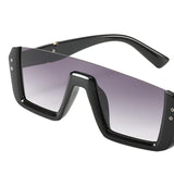 Oversized Square Sunglasses Gradient Lens UV 400 Shades Gray Lens