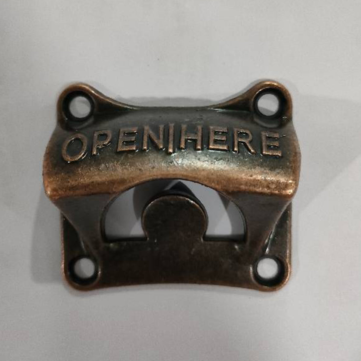 Maxbell  Vintage Wall Mount Bottle Opener Fast Soda Glass Cap Opener Red Bronze