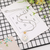 Maxbell 1pc Fashion Crystal Pendant Elegant Gift Christian Necklace Anniversary Gift Jesus