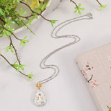 Maxbell 1pc Fashion Crystal Pendant Elegant Gift Christian Necklace Anniversary Gift Jesus