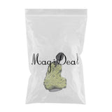 Maxbell Moldavite Crystal Stone Necklace Irregular Meteorite Pendant with Lanyard 5-10g