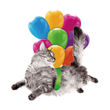 Car Hanging Pendant Ornaments with Colorful Balloons Grey Cat