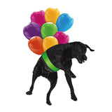 Car Hanging Pendant Ornaments with Colorful Balloons Black Dog