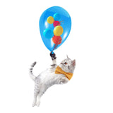 Car Hanging Pendant Ornaments with Colorful Balloons White Cat