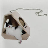 Cute Cat Car Pendant Hanging Decorative Ornaments for Rear View Mirror