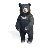 4x Black Bear Figurine Craft Tabletop Statues Rustic Decor Collectible Gift