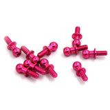 Maxbell RC Car Ball Head Screws for Sakura D5 Sport Car Hobby Model Replacement pink