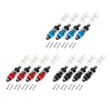 Maxbell 4x Metal Shock Absorber for TT01 TT02 1:10 RC On-Road Drift Car Red