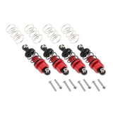 Maxbell 4x Metal Shock Absorber for TT01 TT02 1:10 RC On-Road Drift Car Red