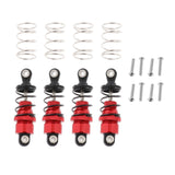 Maxbell 4x Metal Shock Absorber for TT01 TT02 1:10 RC On-Road Drift Car Red