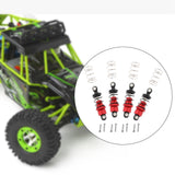 Maxbell 4x Metal Shock Absorber for TT01 TT02 1:10 RC On-Road Drift Car Red