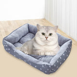 Maxbell Dog Bed Pet Bed Warm Comfortable Bed Nest House for Cat Dog  Grey Star M