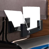 Maxbell Modern Vinyl Record Holder with Acrylic Ends Display Stacks Up To 10 Record black