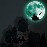 Luminous Wall Sticker Glowing Halloween Decoration Decals Home Decor Party moon castle