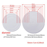 Maxbell 20PCS Transparent Plastic Coin Holder Coin Collecting Box 17 22 27 32 37mm
