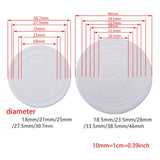 Maxbell 20PCS Transparent Plastic Coin Holder Coin Collecting Box 18 23 28 33 38mm
