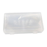 Maxbell 100Pcs Clear Paper Money Holder with Storage Case Paper Souvenirs Storage