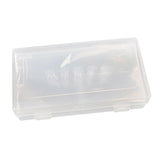Maxbell 100Pcs Clear Paper Money Holder with Storage Case Paper Souvenirs Storage