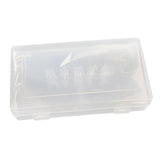 Maxbell 100Pcs Clear Paper Money Holder with Storage Case Paper Souvenirs Storage