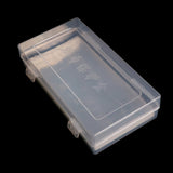 Maxbell 100Pcs Clear Paper Money Holder with Storage Case Paper Souvenirs Storage