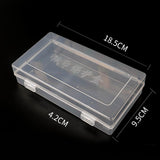 Maxbell 100Pcs Clear Paper Money Holder with Storage Case Paper Souvenirs Storage