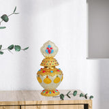 Maxbell Eight Auspicious Bottle Religion Tibetan Buddhist Supplies Home Office silver
