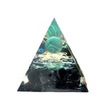 Maxbell Orgone Pyramid Energy Generator Ornament Crystal Sphere for Feng Shui Yoga 6x6cm