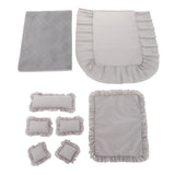Maxbell 1/6 Scale Wrought Iron Bed Collection Bedroom Set for Life Scene Decorations